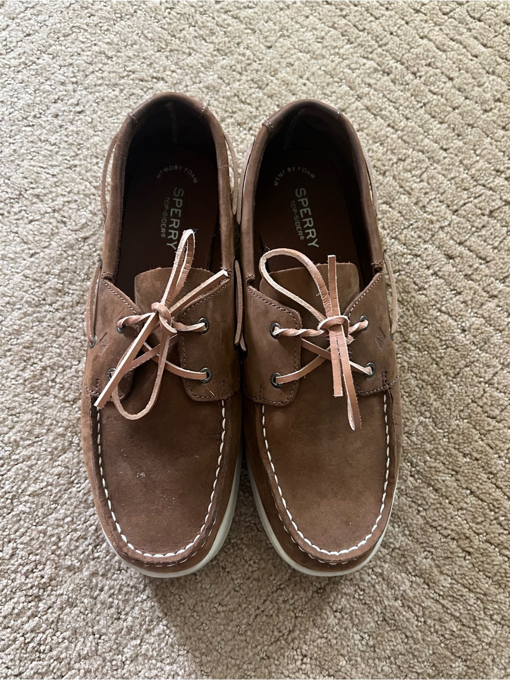 Sperry Top-Sider Cup II Brown Leather Boat Shoes Size 7M